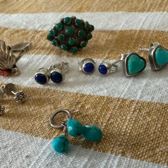 Zuni Ring + Made in Moab/Trading Post Turquoise Collection - Picture 3 of 3